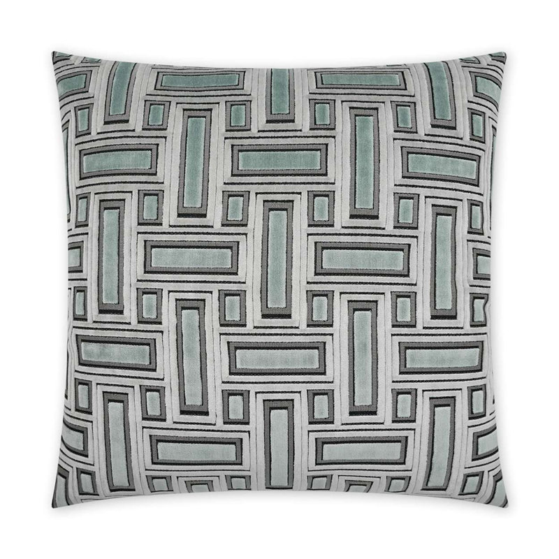 Brix No Decorative Addition Throw Pillow, Sapphire, Square 20"