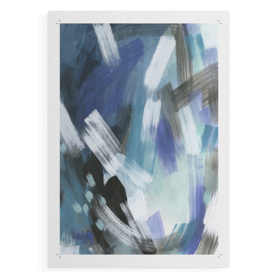 Aquatic Crosshatch II - Impression sur toile seulement - NON CADRE