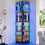 4-Tier Display Cabinet with Tri-Color Sensor Light-1578626242