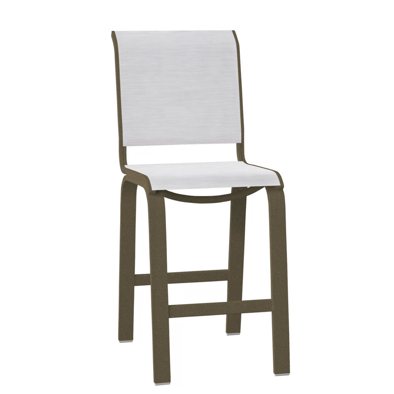 Tabouret de bar 26 po Holna, Bois de plage texturé, Abalone