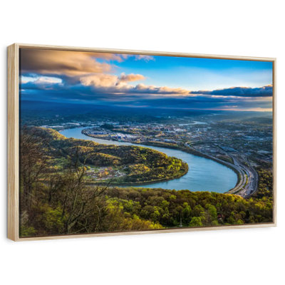 Vue aérienne de Chattanooga, Tennessee