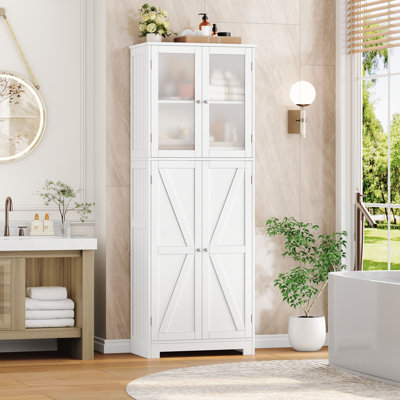 Armoire de rangement 4 portes Ashea