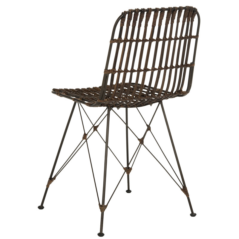 Minerva Wicker Dining Chair, Brown