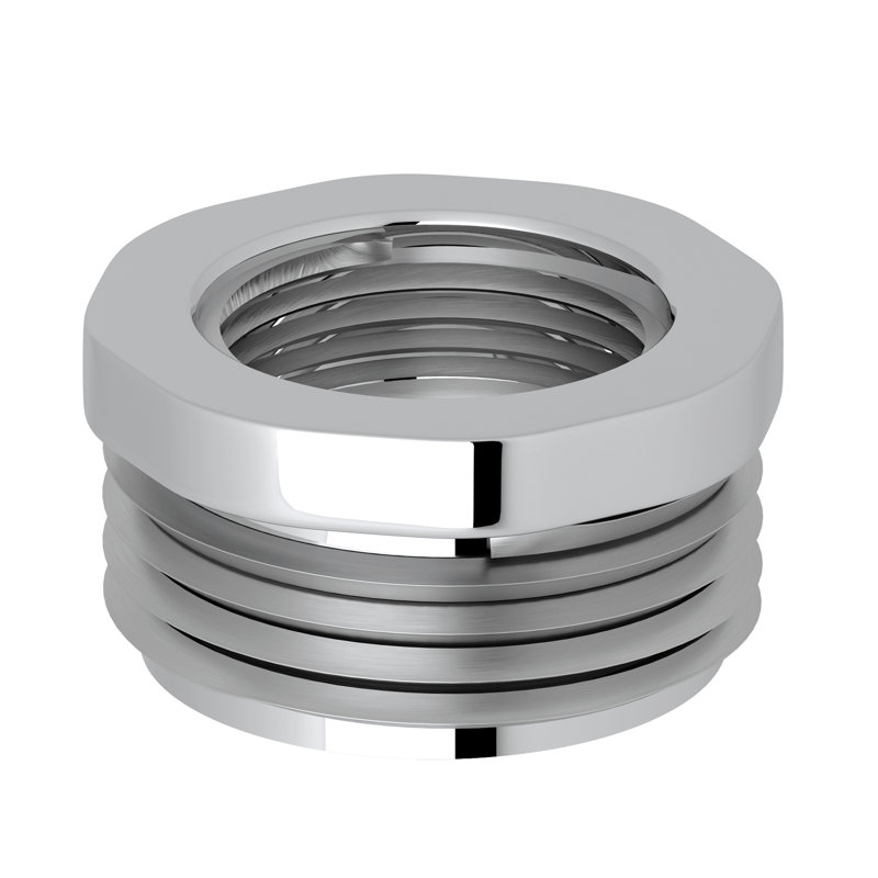 3/4" M x 1/2" F Adaptor, Polished Chrome