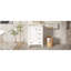 Meuble-lavabo moderne blanc 24 po avec lavabo et rangement