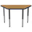 Table d'activité trapézoïdale à hauteur réglable avec pieds trapus-774649180-774649210-774649215