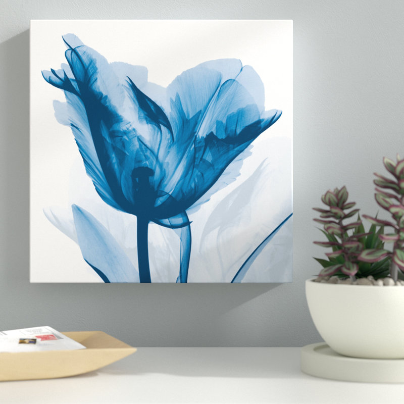 " Lust Blue Tulip_H30 " by Albert Koetsier, 24" H x 24" W