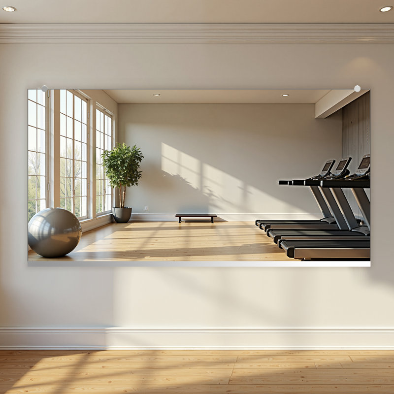 Breger Full Length Wall Mirror Home Gym Mirror Dance Studio Mirror Workout Mirror Tempered Glass Mirror, 71" x 35"