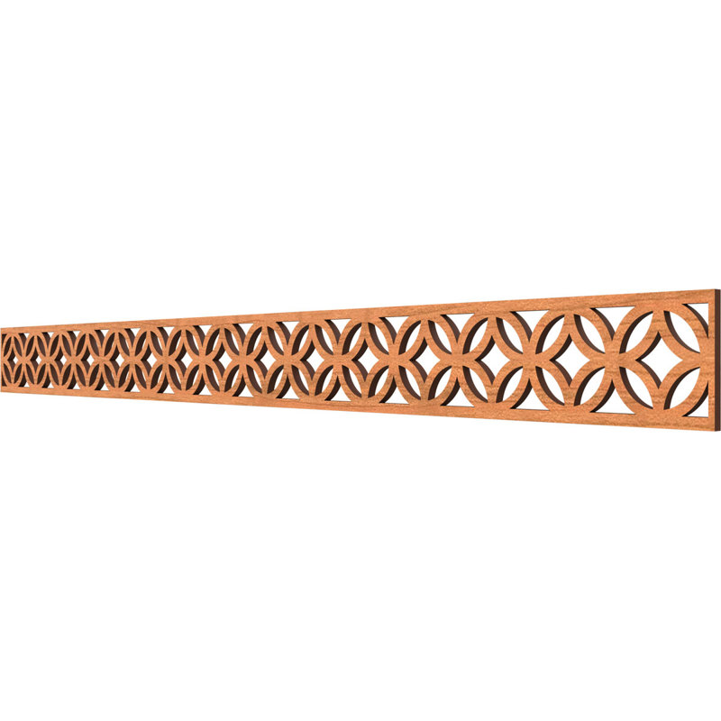 Moulure de cerisier 46, l 3/8 po x H 4 po x T 3/8 po, cerisier, H 4 po x l 46,375 po x P 0,375 po, Cerisier