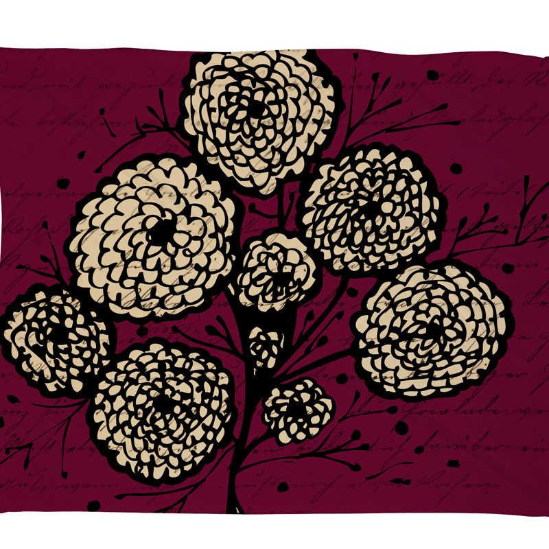 Jetés de lettres et de fleurs