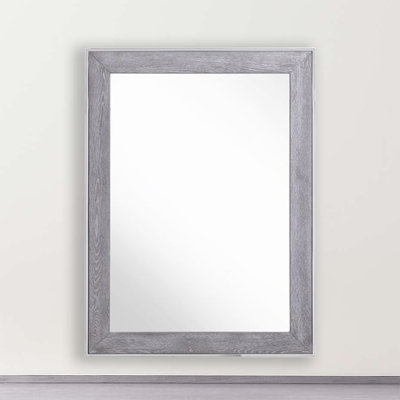 Wensley Crane Modern Grey Elm Mirror