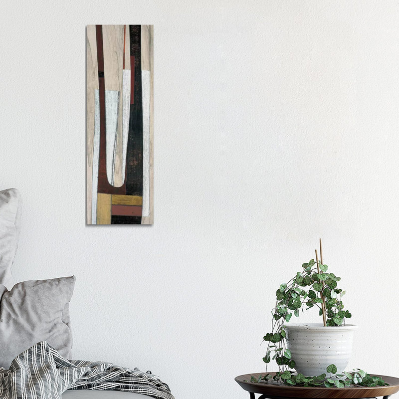 Triad III by Matias Duarte - Wrapped Canvas Panoramic Print, 30.48 cm H x 91.44 cm W x 1.91 cm D