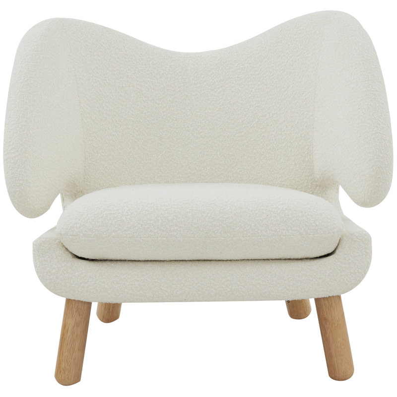 Felicia Contemporary Accent Armchair, Tan, Natural