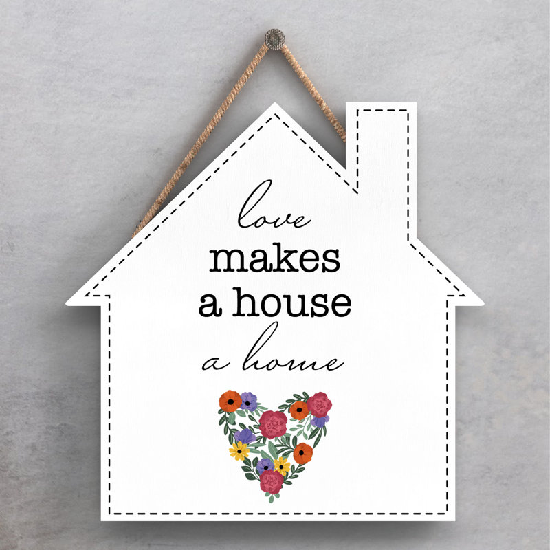 Words And Text Wall Decor, 9.9cm H x 9.9cm W x 0.5cm D