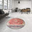 Tapis oriental multicolore tissé à la machine Oriental-1319148447
