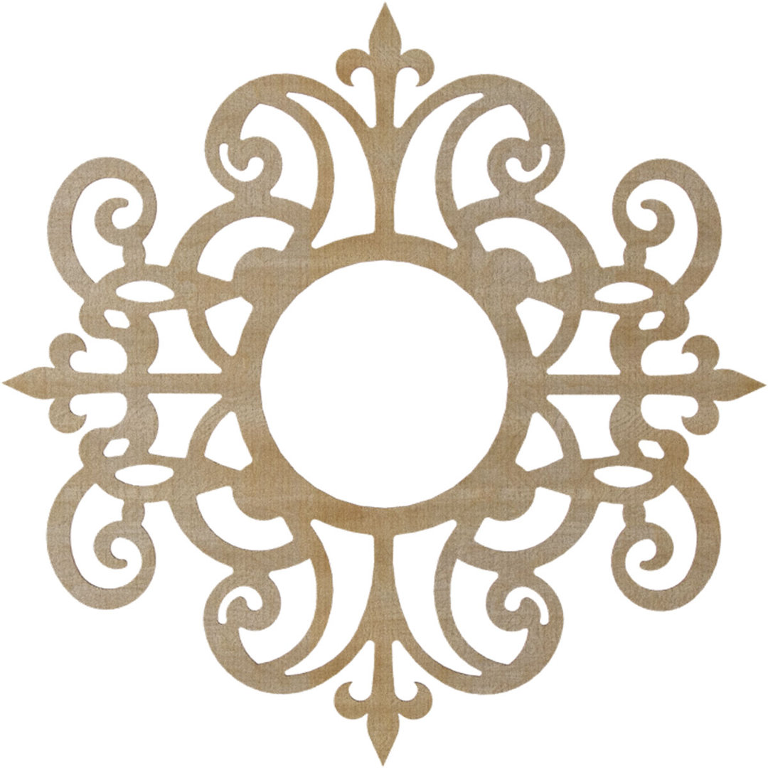 Dijon Dijon Wood Fretwork Pierced Ceiling Medallion Ekena Millwork
