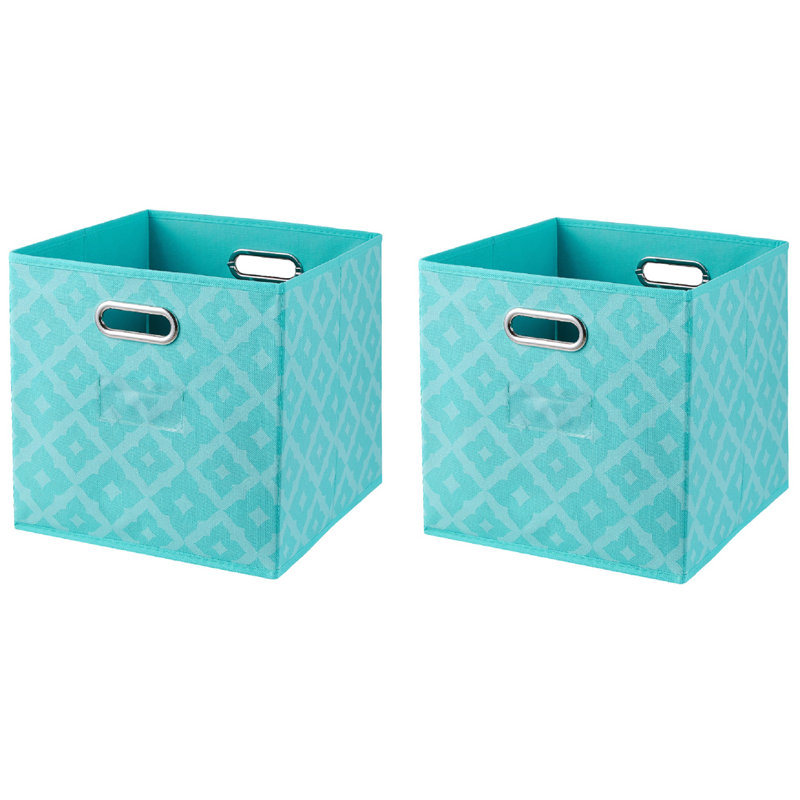 Bac en carton, Bleu sarcelle