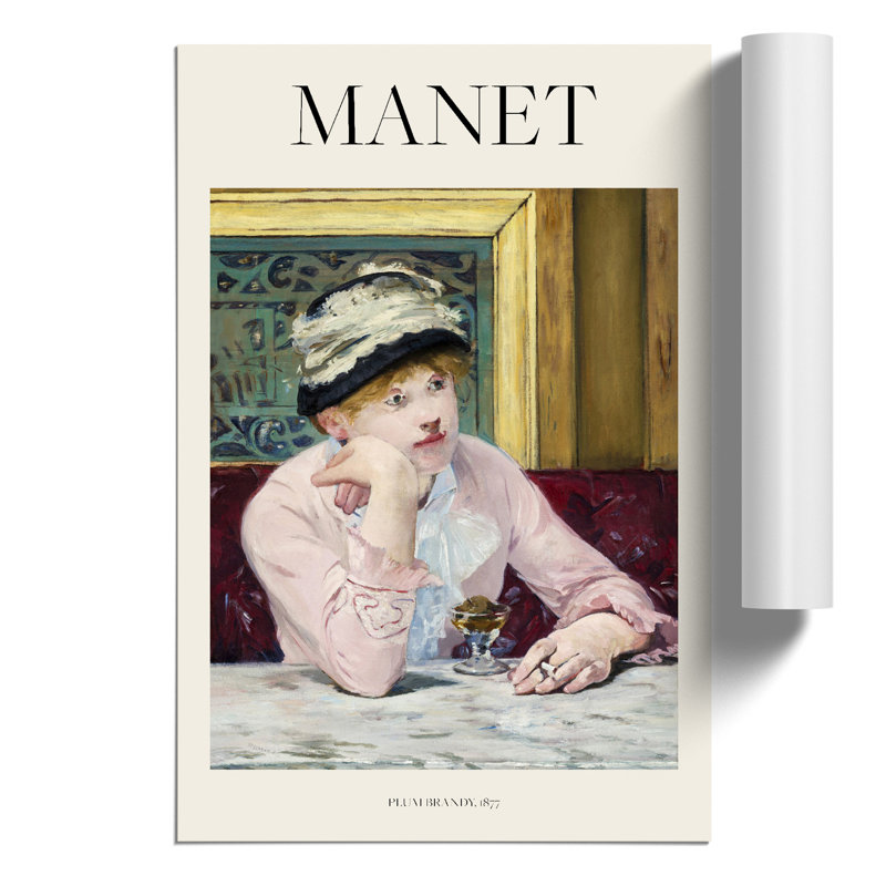 Plum Brandy by Edouard Manet - No Frame Print, 59cm H x 42cm W x 0.1cm D
