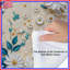 Édredon blanc à motif floral-129724218