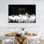 Impression sur toile Dallas Skyline BW-1054033242