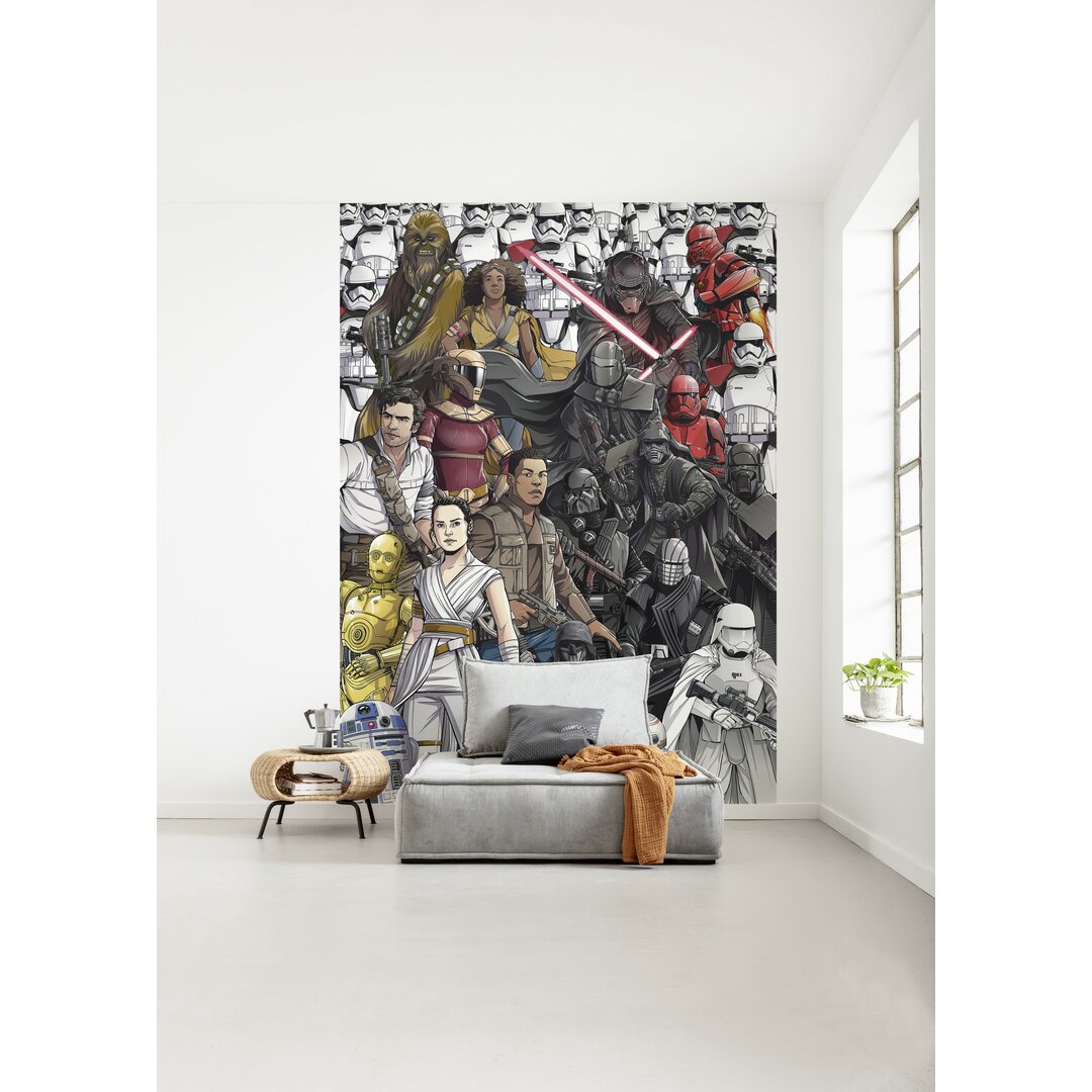 Tapete Star Wars Retro Cartoon 2,8 m x 200 cm