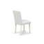 Ensemble de mobilier de salle à manger 7 pièces composé d'une table ovale en bois avec feuille papillon et de 6 chaises de salle à manger Parson en similicuir blanc, 42 x 60 pouces, lin blanc-1271931451-1272194794-1321449419