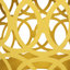 Tables de bout d'extérieur modernes en métal jaune, structure en fer découpé, robustesse thermolaquée, sans assemblage, l 13,54 po x P 13,54 po H 17,6 po x l 12,00 po x P 16,00 po-1974422780-1974422771