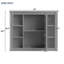 Meuble-lavabo simple avec plateau 35,9 po Gianella