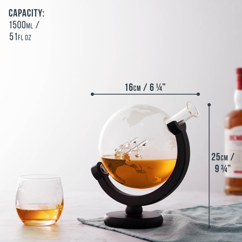 9 Piece Whiskey Decanter Set