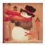 « bonhomme de neige », art sur toile-31978102