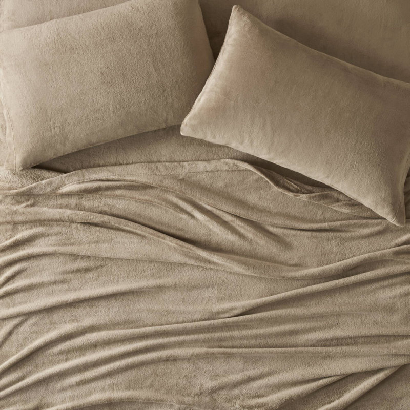 Ensemble de draps doux et confortable, Couvre-lit simple + 1 taie d'oreiller