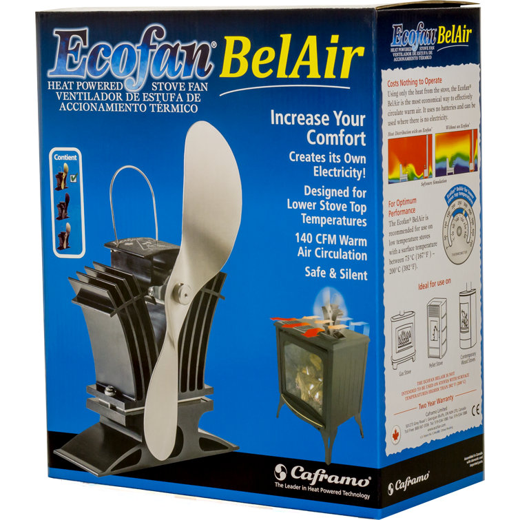 Ecofan BelAir Stove Fan u0026 Reviews - Wayfair Canada