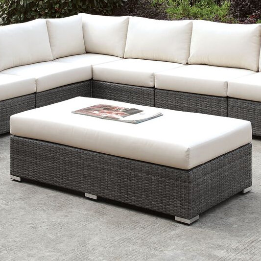 Banc de jardin en rotin Darroch