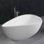 Baignoire de trempage autoportante 63 po x 38 po