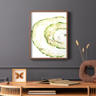 Lichen Halo V, reproduction encadrée en bois massif