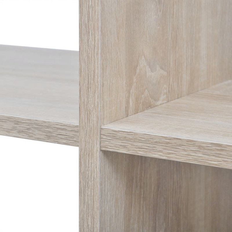 Tambellini Cube Bookcase, Oak, 138 x 29 x 142 cm