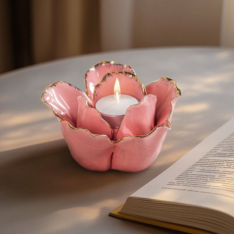 Photophore Lotus, Rose