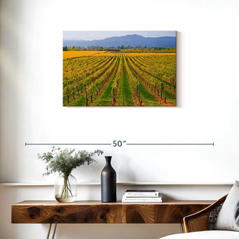 Alvord Vast Napa Valley Winery, H 20 po x l 30 po