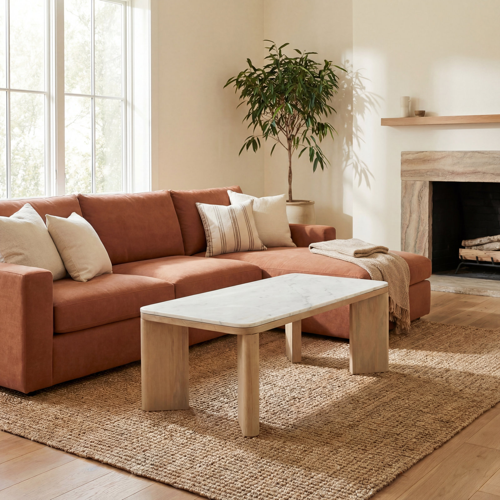 Zara 48" Coffee Table