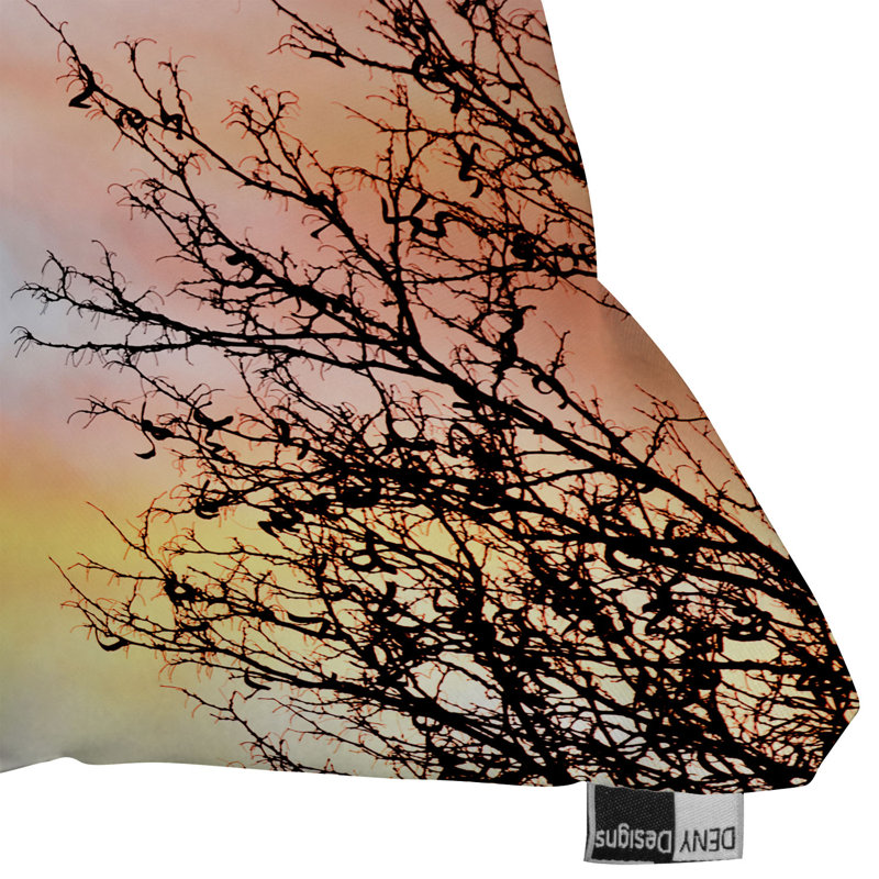 Bird Line Throw Pillow, 20" x 20"