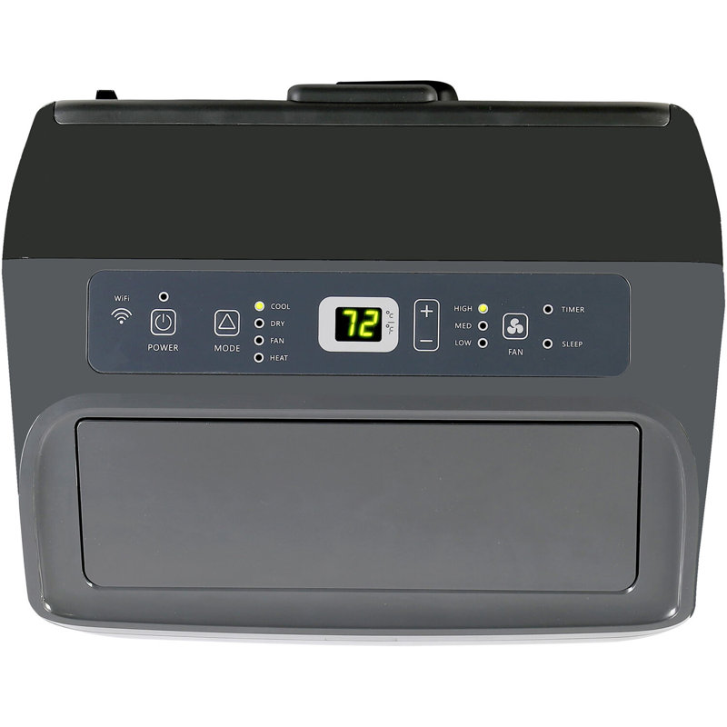 Hisense 10,000 BTU Black Portable Inverter Air Conditioner with Wi-Fi and Remote