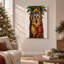 Art mural sur toile bleu et rouge-634448001