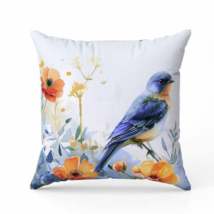 Tranquil Thicket Faux Suede Pillow