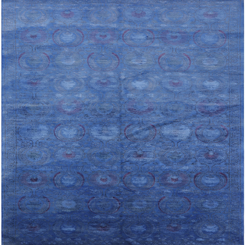 Tapis bleu, Carré 5 pi