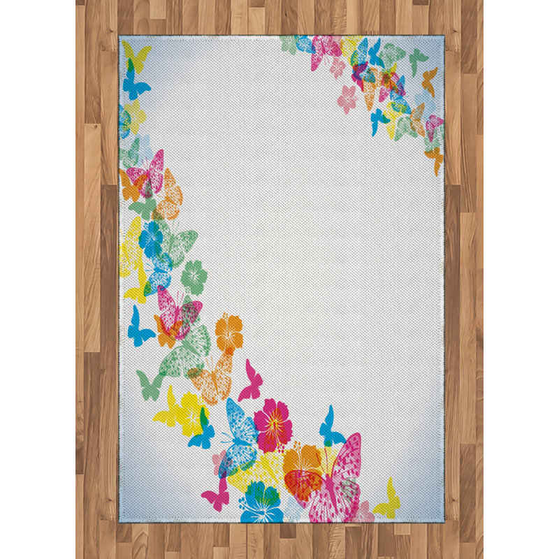 Tapis décoratif Luau, Rectangle— 4 pi x 5 pi 8 po