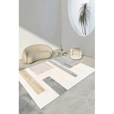Tapis moderne avec envers antidérapant