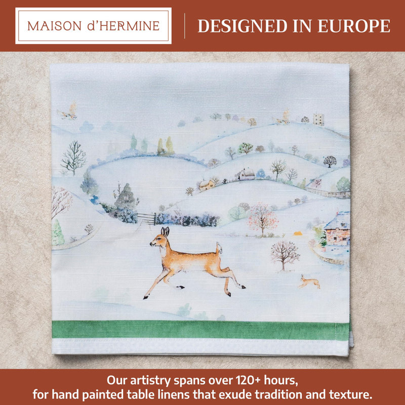 Maison d'Hermine Snowy World 100% Cotton Napkins - 20" x 20"