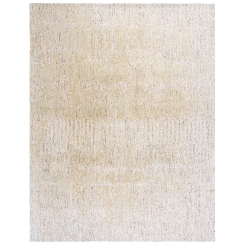 Tapis Pranita 228 en rouille / gris, Rectangulaire 8 pi x 10 pi