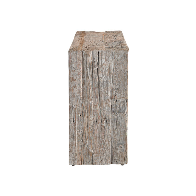 Console en bois massif de 60 po Kanor