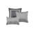 7 PCS Queen Comforter Set Grey